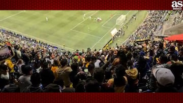 ¡Sepárenlos! Hubo bronca en las gradas del Seattle vs Pumas