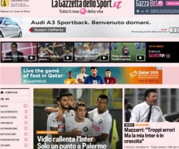 Portadas de la prensa extranjera