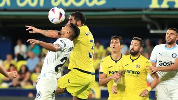 Albiol salta con Yangel Herrera.