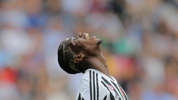 Paul Pogba, jugador de la Juventus de Turín, durante un partido.