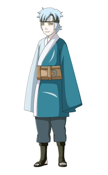 Mitsuki es un humano sintético creado como un clon de Orochimaru, siendo tratado como uno de sus hijos.