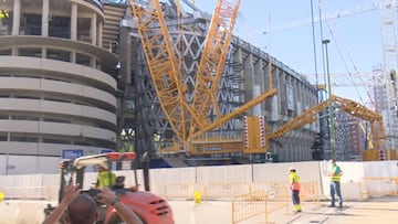 Las obras del Bernabéu, a 17 días de empezar LaLiga: todo el que pasa le hace una foto