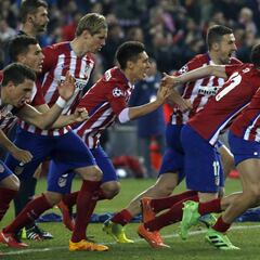 El Atlético pasó 12 veces de 14 tras empatar fuera en la ida