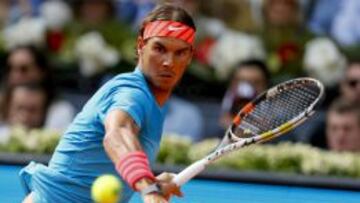 Nadal, durante el partido.
