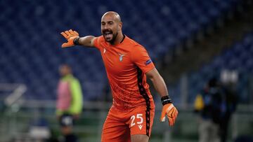 Pepe Reina, durante el partido de Champions ante el Zenit de San Petersburgo.