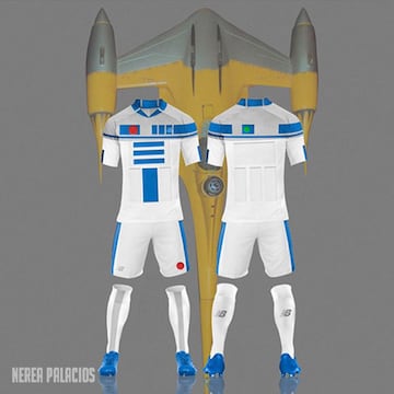 10 uniformes de fútbol al estilo de la saga de Star Wars