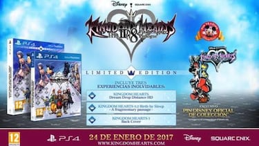 Ya se puede reservar la edición limitada de Kingdom Hearts HD 2.8 Final Chapter Prologue