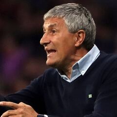 Quique Setién: "Creo que hoy el Betis fue un equipazo"