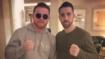 Canelo, en Barcelona, anima a Sandor antes de saltar a EE UU
