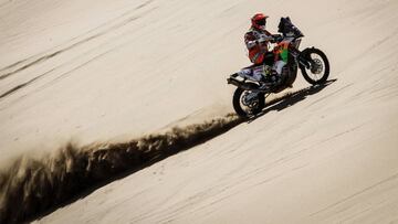 La piloto espa&ntilde;ola, Laia Sanz, en el Rally de Atacama.