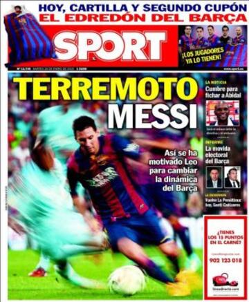 Portadas de la prensa deportiva