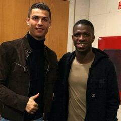 Vinicius acepta el reto de Cristiano