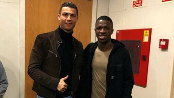 Vinicius acepta el reto de Cristiano