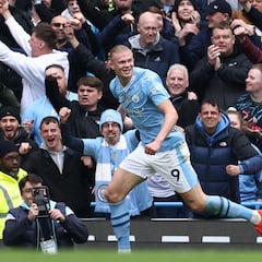 Haaland y Palmer, los últimos en marcar un póker en Premier League