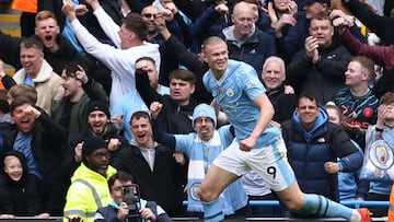 En la misma temporada de Premier League, antes de Haaland, solamente Palmer había marcado un Póker.