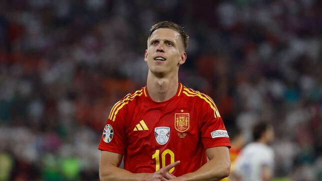 Dani Olmo registra su celebración como marca personal