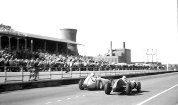 5 veces albergó el GP de Gran Bretaña entre 1955 y 1962