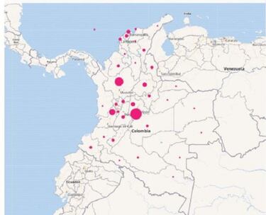Mapa de casos y muertes por coronavirus por departamentos en Colombia: hoy, 5 de septiembre