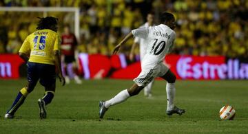 Partido de Primera División Real Madrid vs Cádiz. Temporada 2005/2006