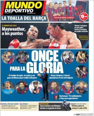 Portadas de la prensa deportiva