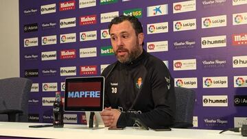 Sergio, sin miedos ante el potente Atlético de Madrid