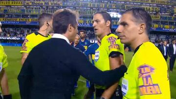 Guillermo, a Vigliano: "No toques a los jugadores de Boca"