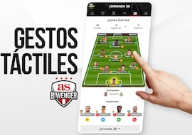 Gestos táctiles en Biwenger