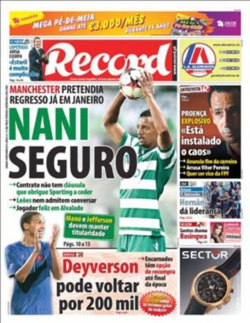 Portadas de la prensa deportiva