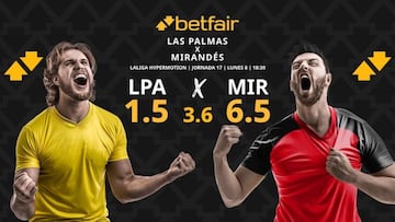 UD Las Palmas vs. CD Mirandés: horario, dónde ver, pronósticos y clasificación