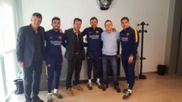 Dunga se reúne con Luis Enrique para hablar sobre Neymar