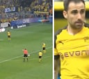 ¡BundesPaco! Doblete de Alcácer en el descuento que pone líder al Dortmund