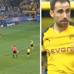 ¡BundesPaco! Doblete de Alcácer en el descuento que pone líder al Dortmund