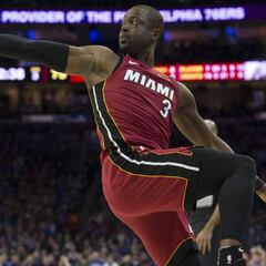 La leyenda de Wade roba a los Sixers la racha y el factor cancha