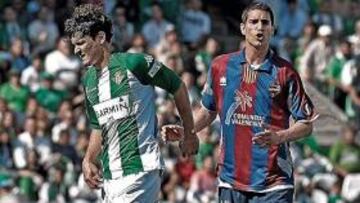 <b>LESIONADO. </b>Edu tuvo que abandonar el partido contra el Levante a la media hora de juego.