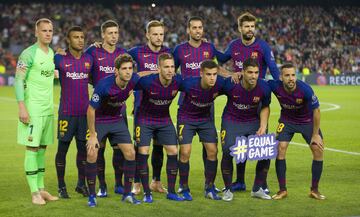 Equipo del Barcelona.