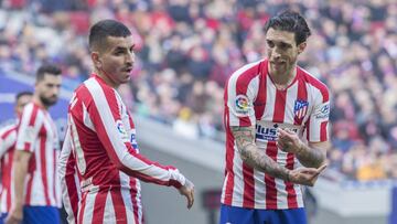 Correa y Vrsaljko, únicos jugadores con coronavirus