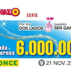 Cuponazo de la ONCE: comprobar los resultados del sorteo hoy, viernes 21 de noviembre