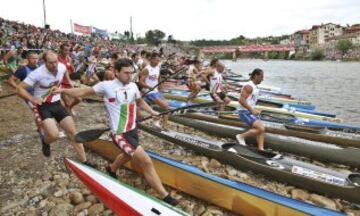 78 edici¨®n del Descenso Internacional del Sella, una prueba que ha contado con la participaci¨®n de 644 embarcaciones, con 895 palistas de 17 pa¨ªses.