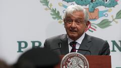 Mexico's President Andres Manuel Lopez Obrador delivers his quarterly report on his government's programs, at the National Palace in Mexico City, Mexico April 12, 2022. REUTERS/Henry Romero