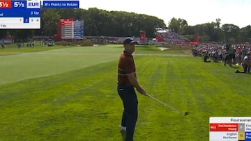 Wild McIlroy scene at Ryder Cup: nails 3-foot approach in foursomes after telling crowd to “shut the f*** up”