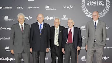 Los veteranos del hockey, en la gala de AS.