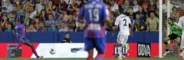 Levante-Real Madrid. 1-0. Baba Diawara marca el primer gol.