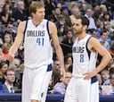 Dirk Nowitzki y Calderón dan la victoria a los Dallas Mavericks