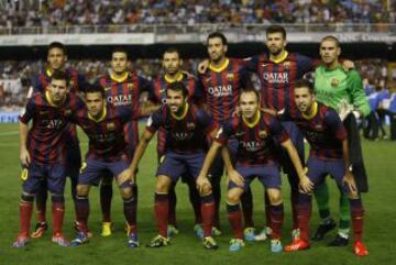 Tercera jornada de la Liga Bbva. Valencia - Barcelona.