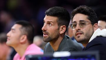 A few weeks ago, Novak Djokovic took a break from tennis to show off his skills in another sport, keeping up with the Lakers with this impressive shot.