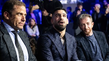 Arturo Guillén, Ilia Topuria y Pablo Motos.