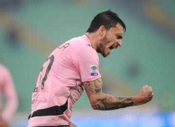 2010: Mauricio Pinilla con 20 goles en Grosseto (Italia) y Palermo (Italia).