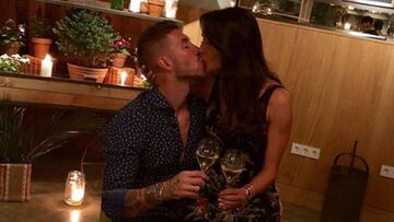 Sergio Ramos y Pilar Rubio celebran seis a&ntilde;os de amor-