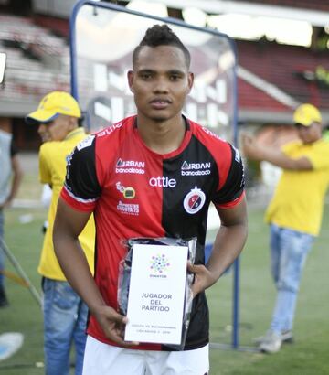 El delantero del Cúcuta Deportivo anotó ocho goles y realizó tres asistencias. Además, fue convocado a la Selección Colombia Sub 23.