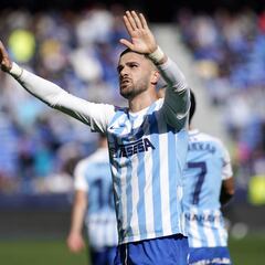 El gol en el Málaga es cosa de ocho elegidos